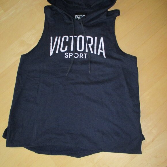 Victoria Secret Sport Sleeveless Hoodie Womens Large - Picture 1 of 3